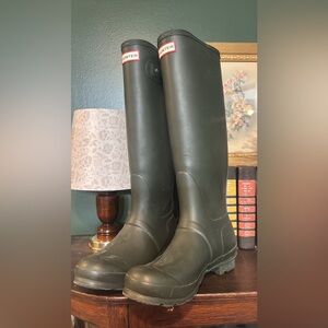 Hunter Women's Green Winter & Rain Boots